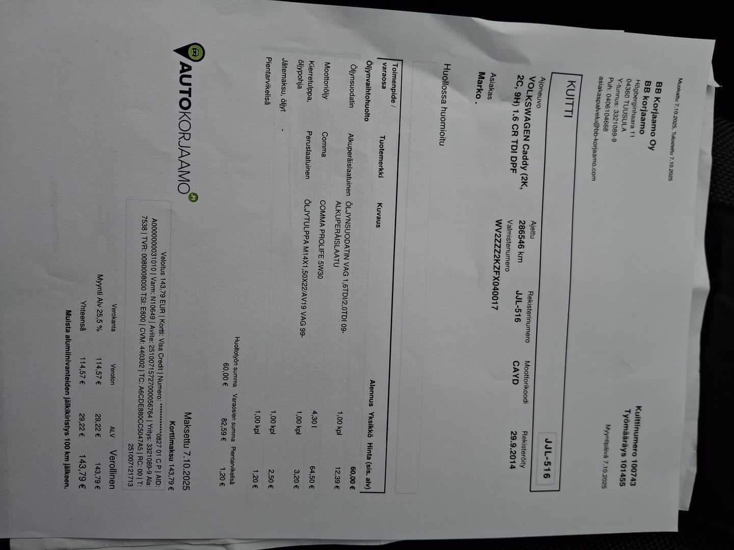 VOLKSWAGEN Caddy Maxi 2014