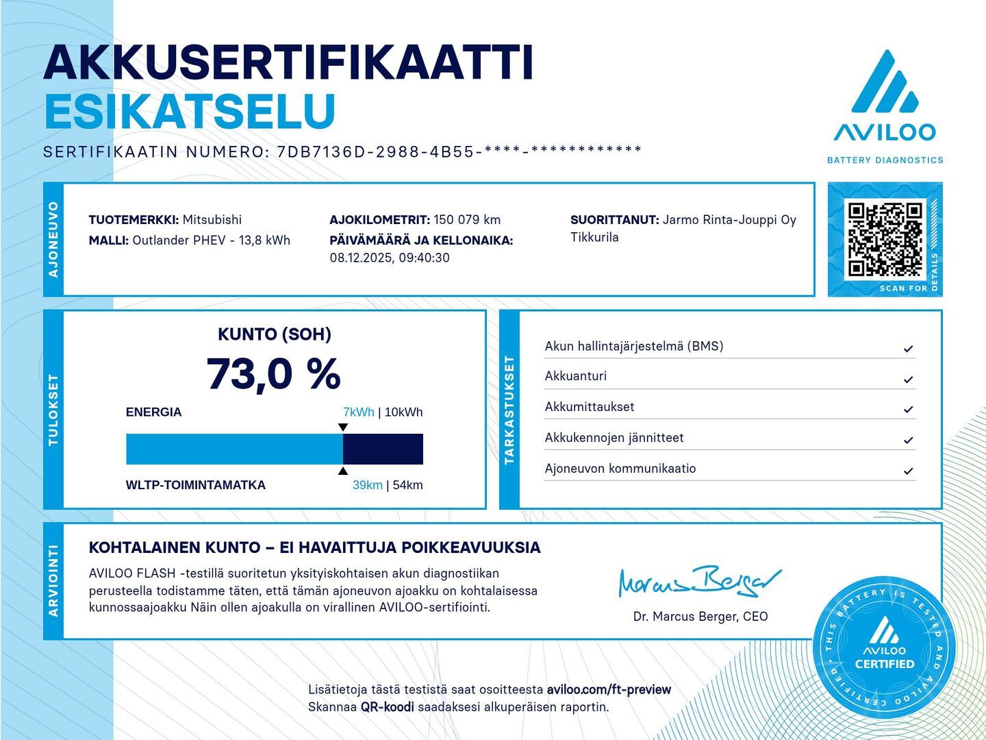 MITSUBISHI Outlander PHEV 2019