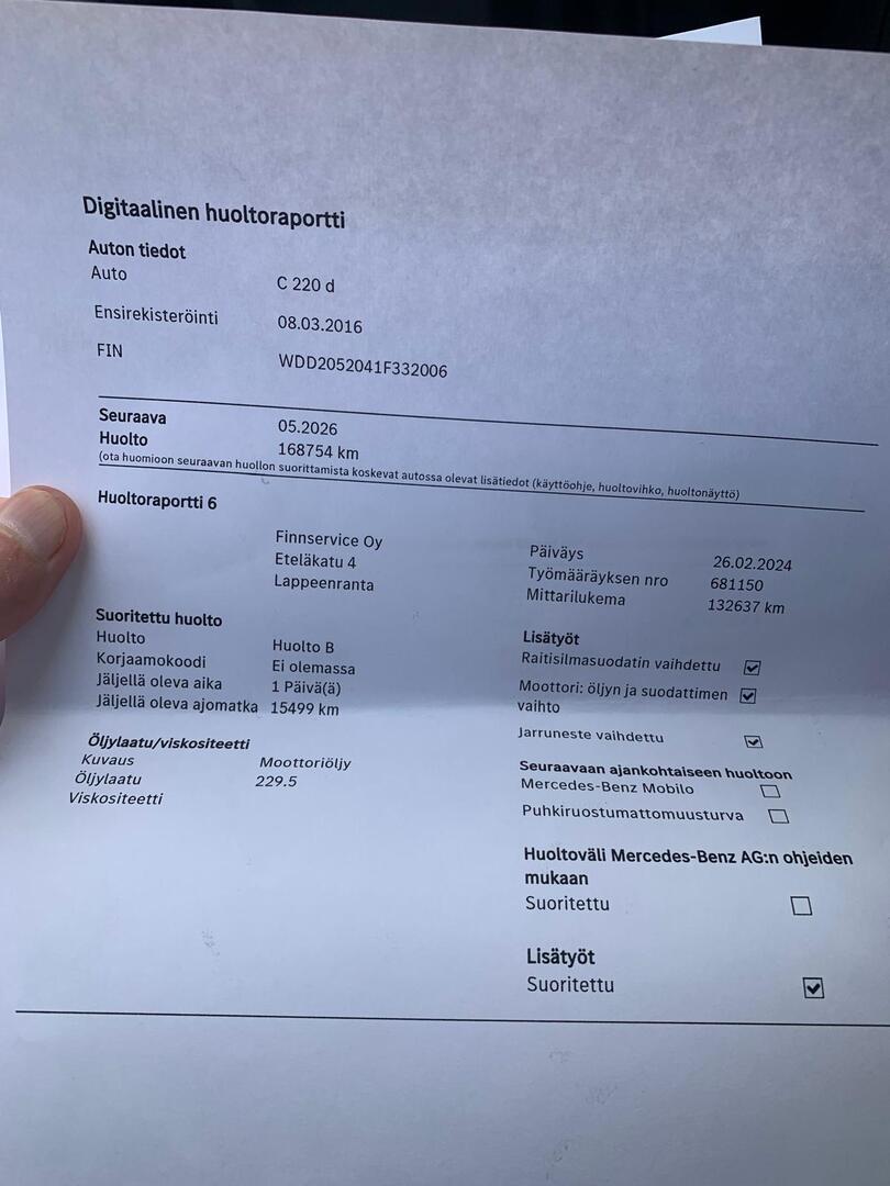 MERCEDES-BENZ C 2016