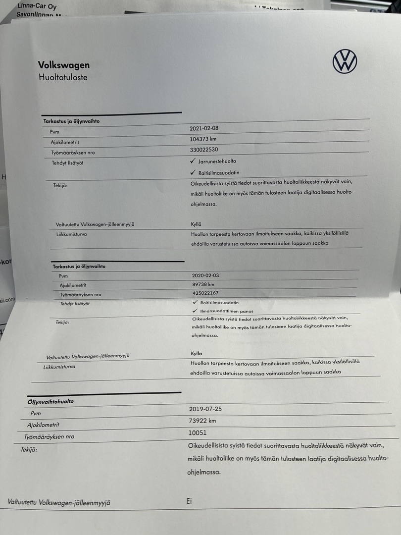 VOLKSWAGEN Passat 2017