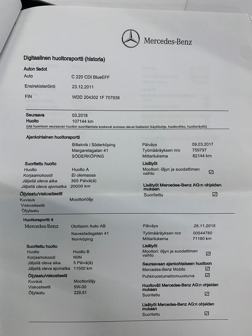 MERCEDES-BENZ C 2011