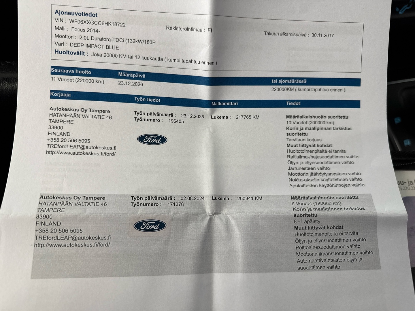 FORD Focus 2017