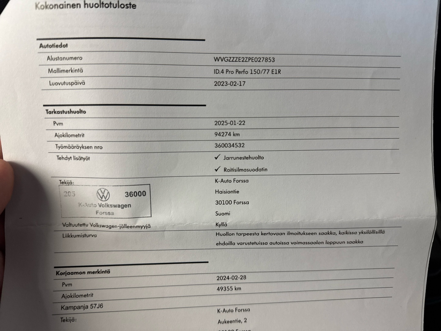 VOLKSWAGEN ID.4 2023