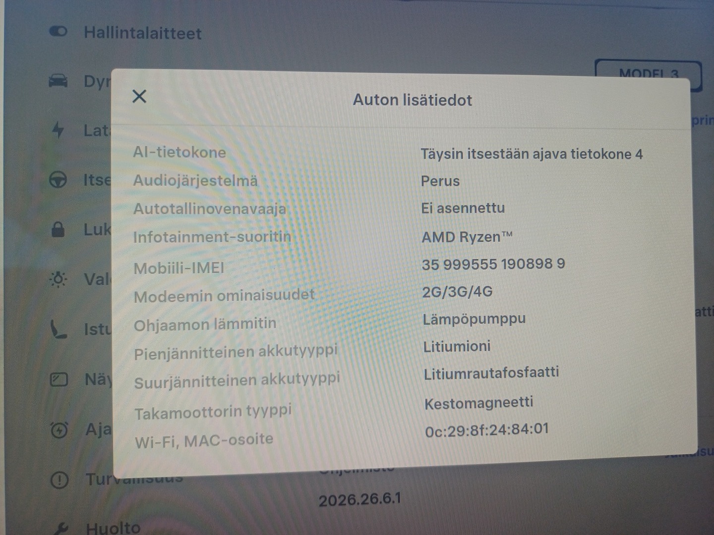 TESLA Model 3 2024