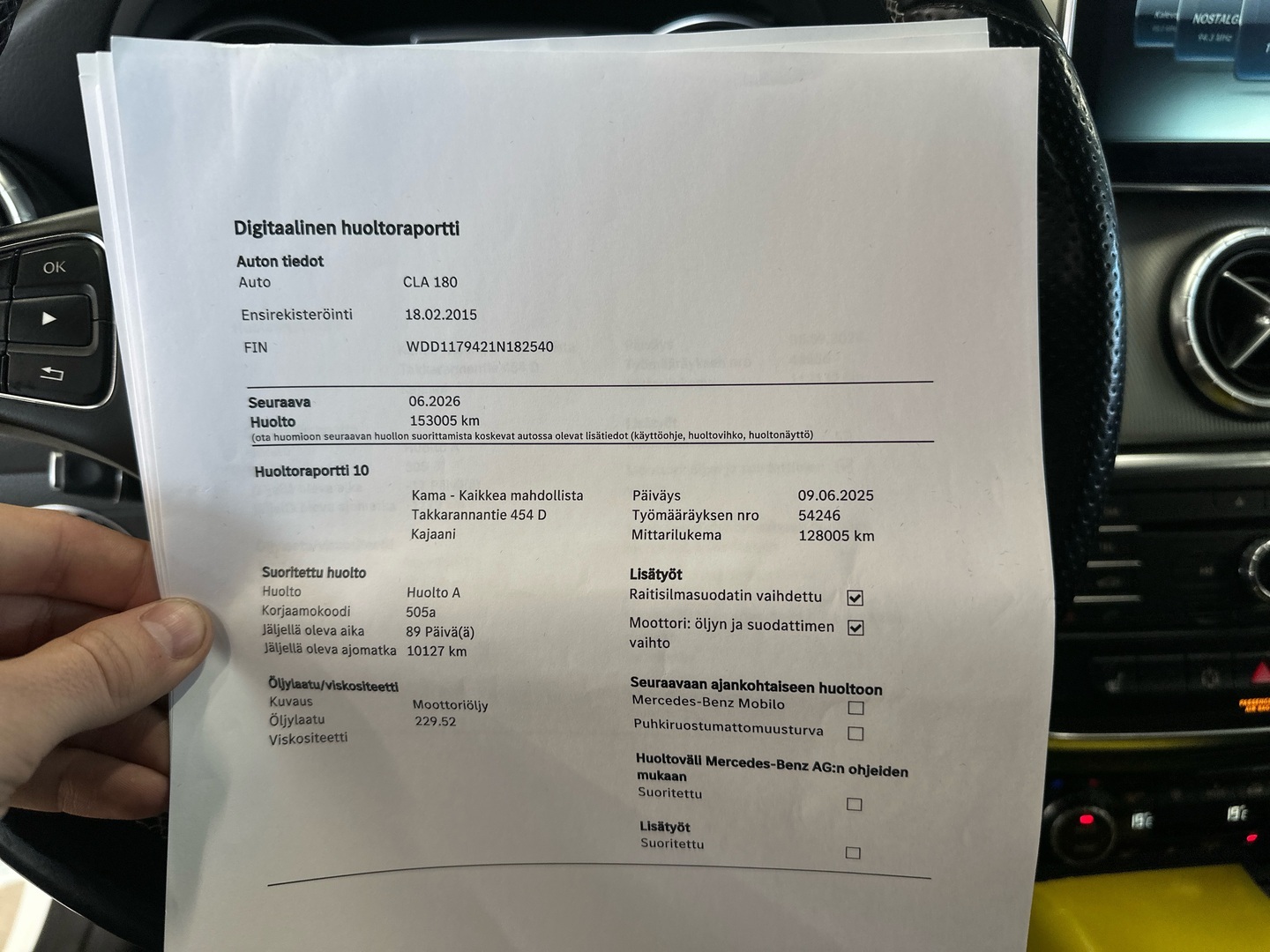 MERCEDES-BENZ CLA 2015