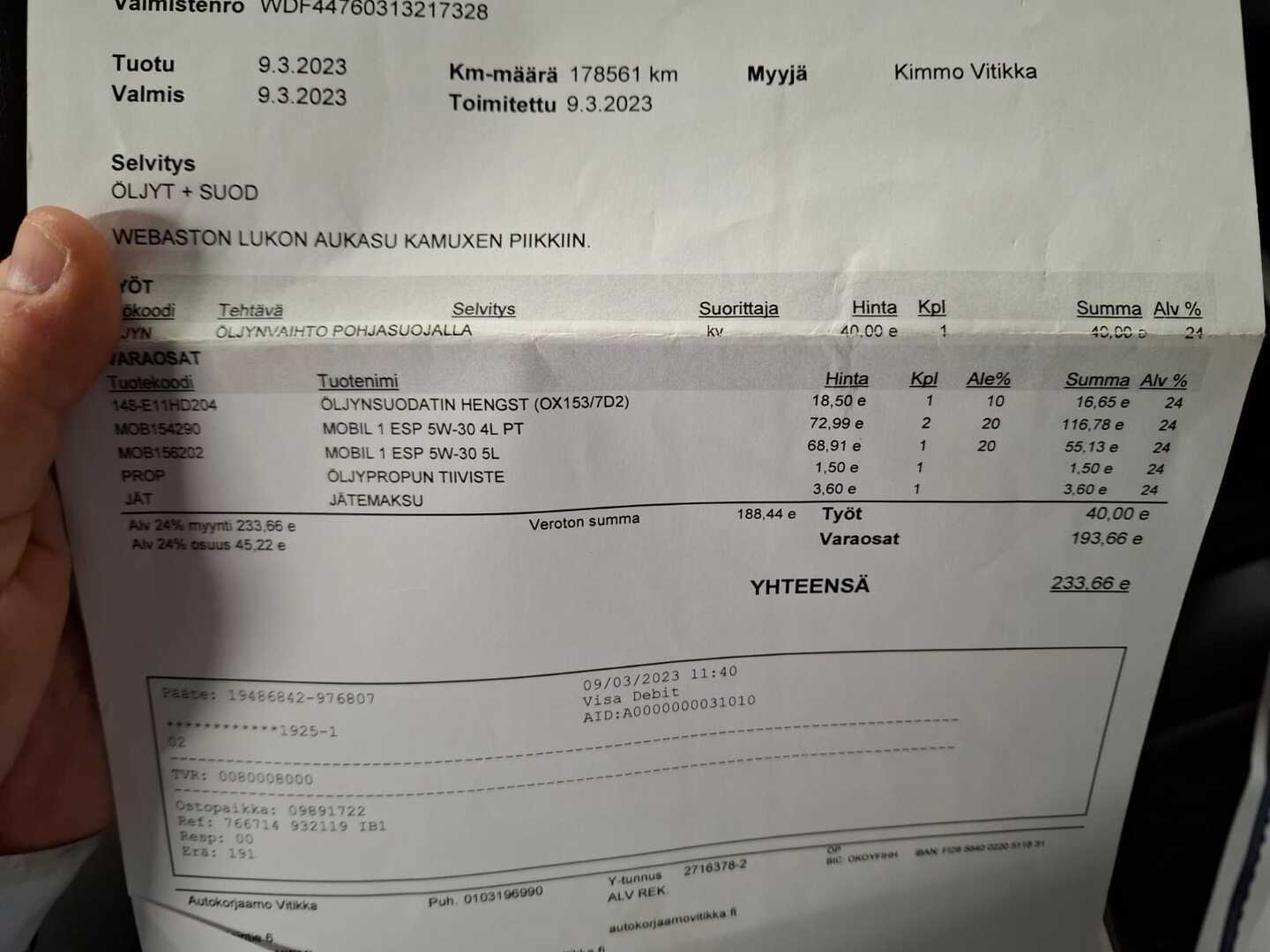 MERCEDES-BENZ Vito 2017