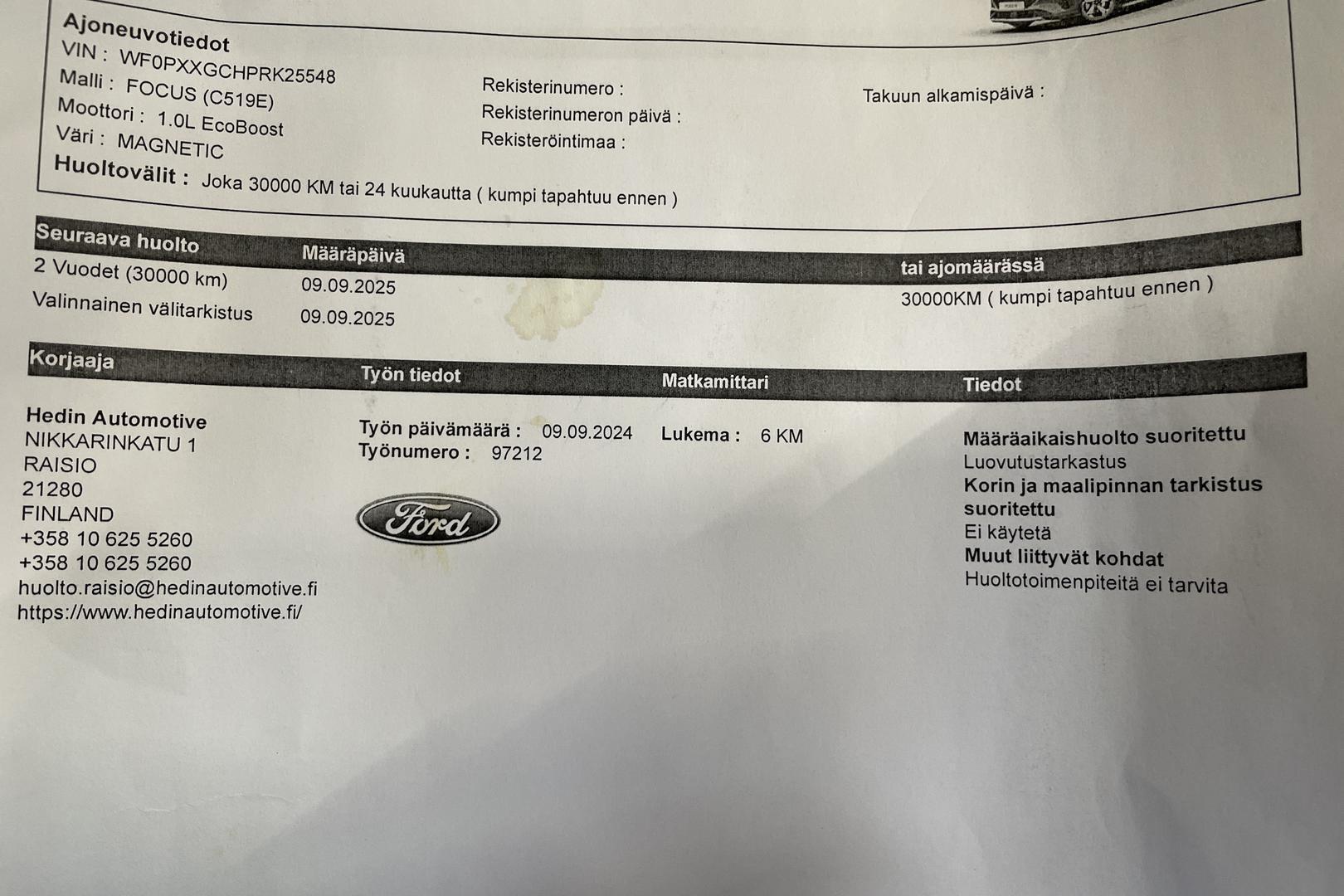 Ford Focus 2024
