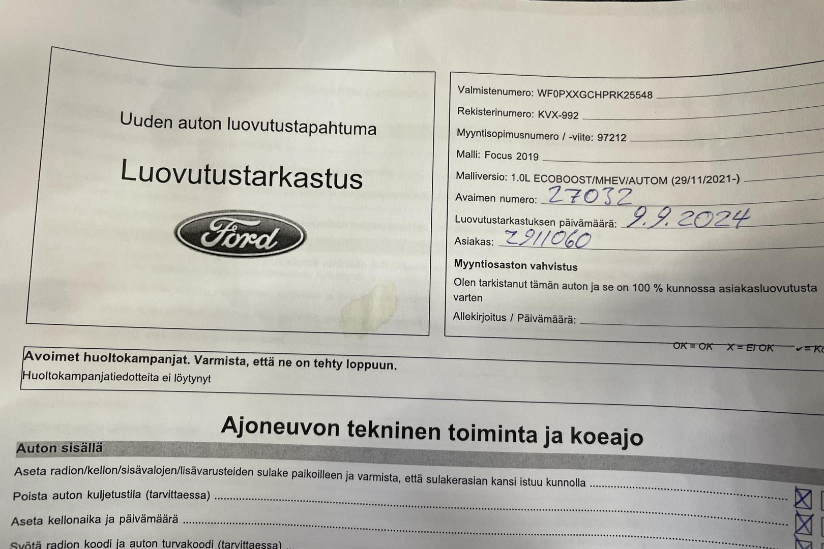Ford Focus 2024