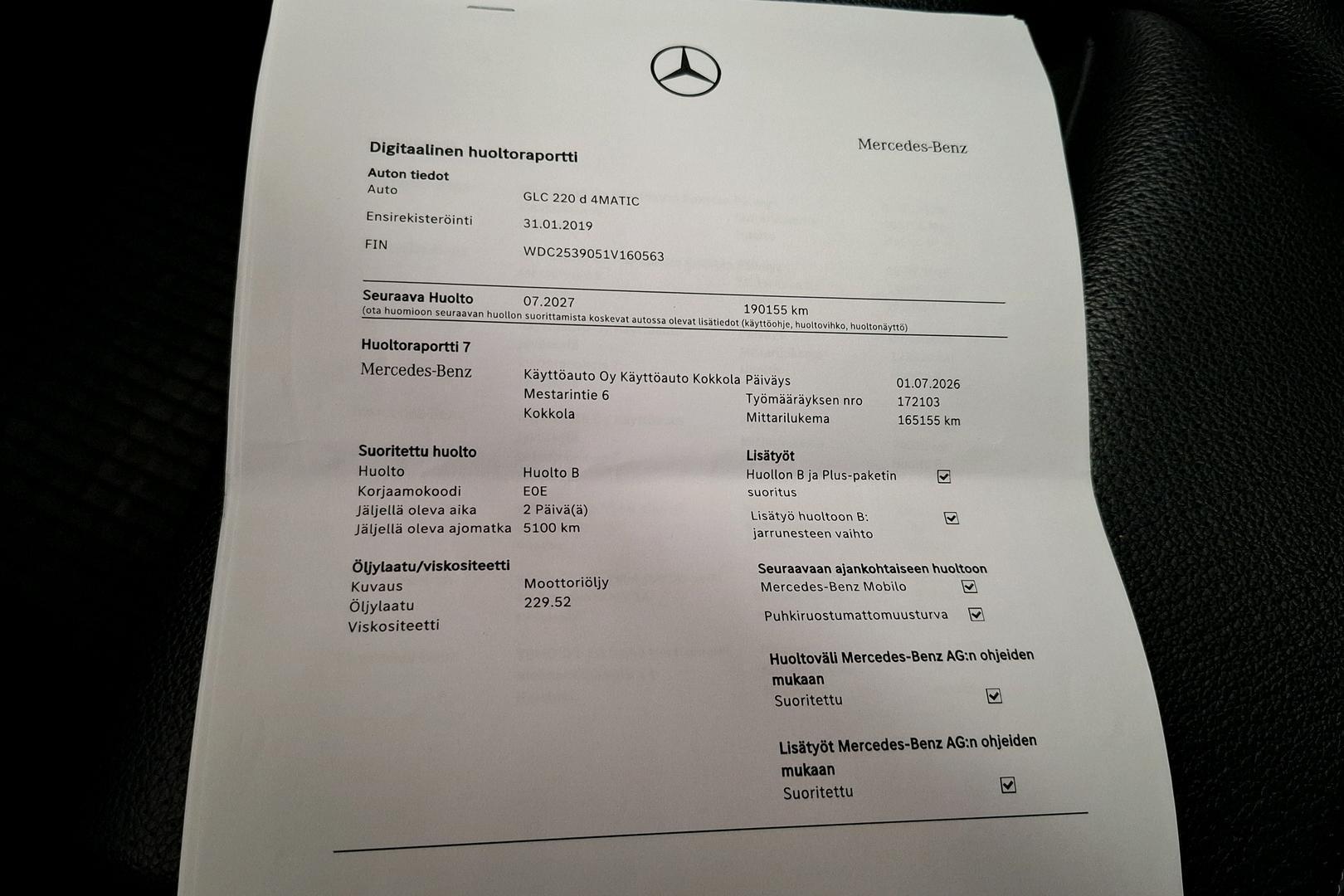MERCEDES-BENZ GLC 2019