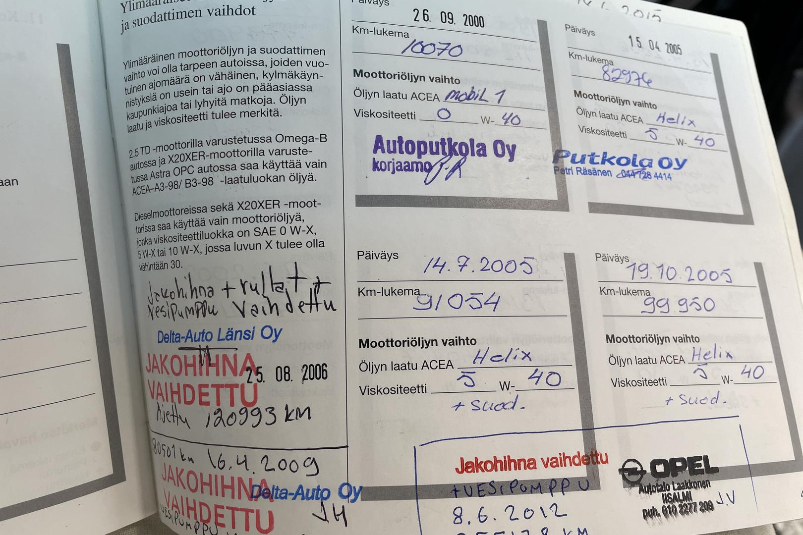 Opel Vectra 2000