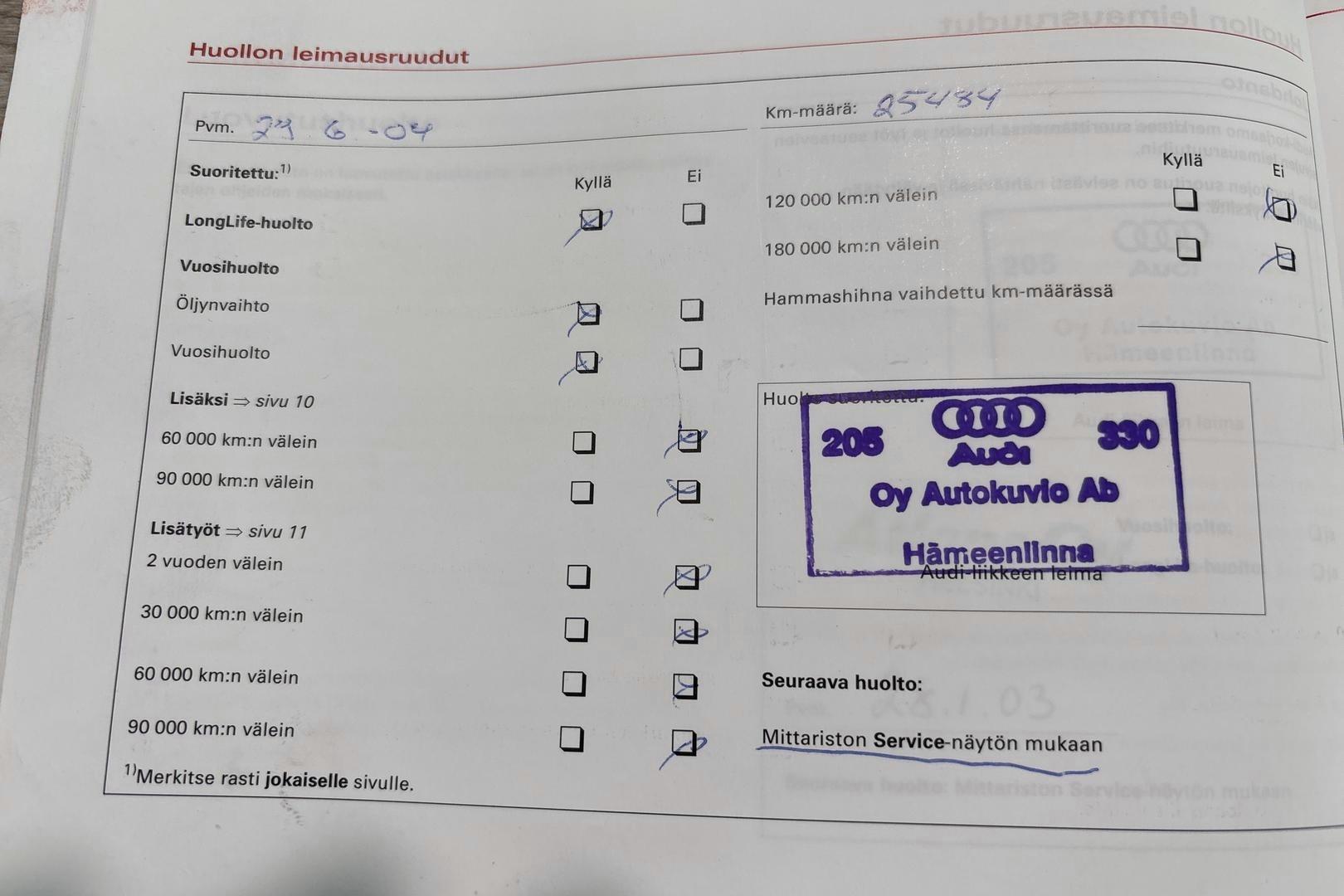 AUDI A4 2003