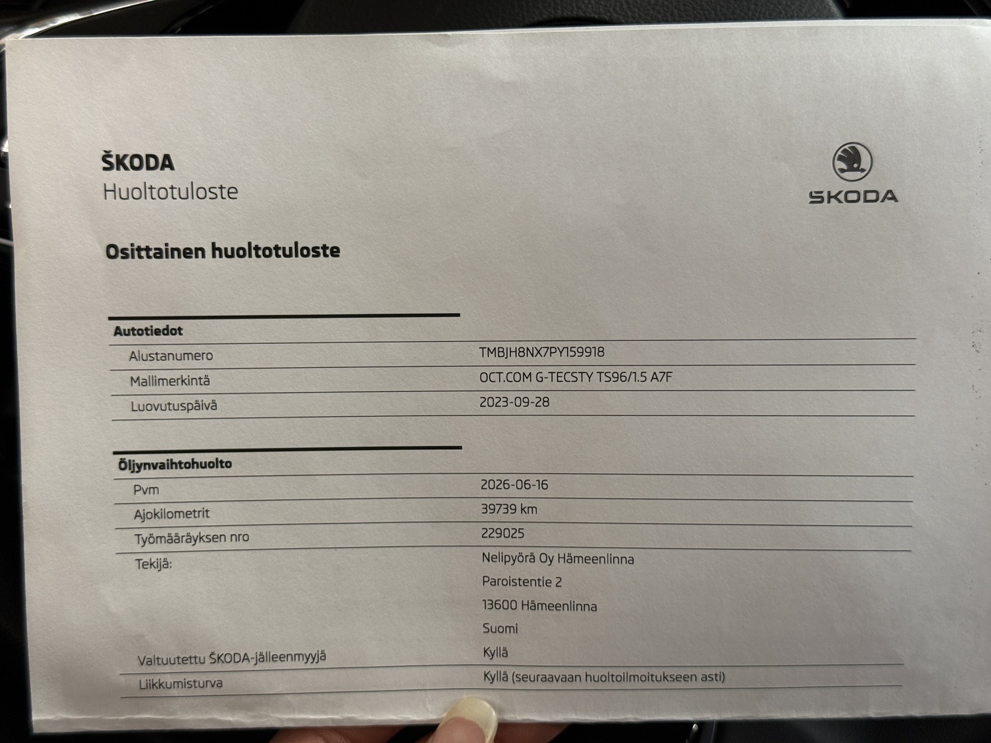SKODA Octavia 2023