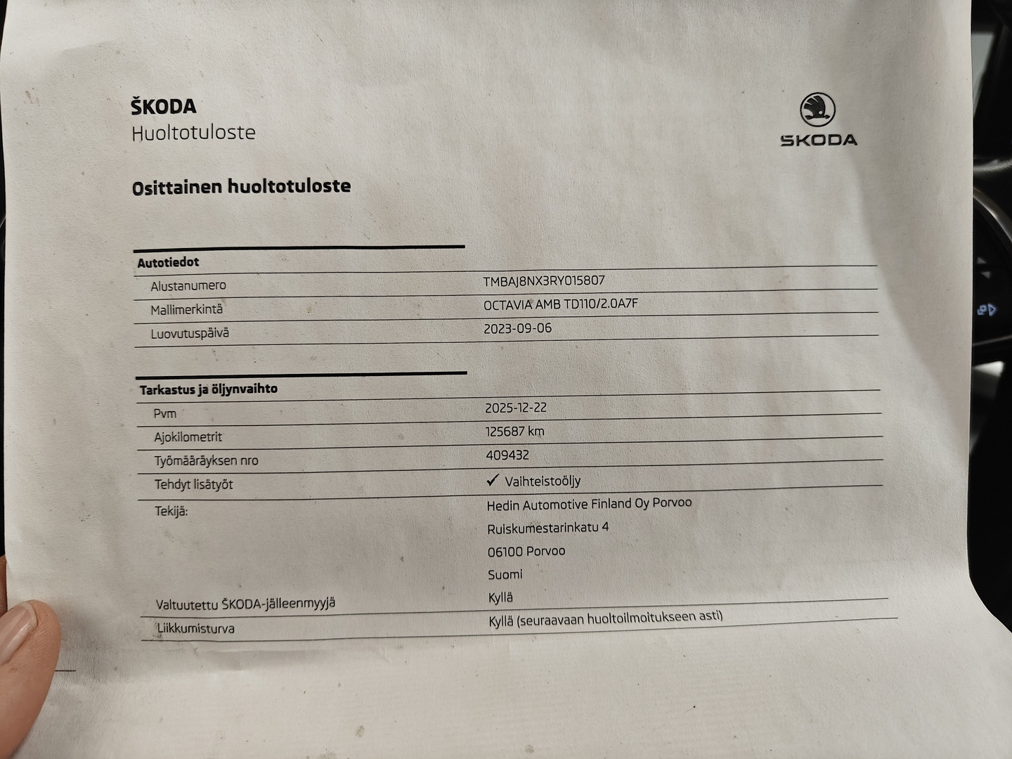 SKODA Octavia 2023