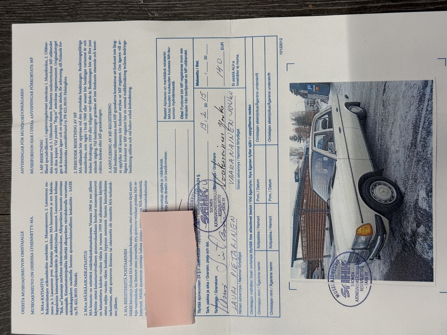 MERCEDES-BENZ 200 1984