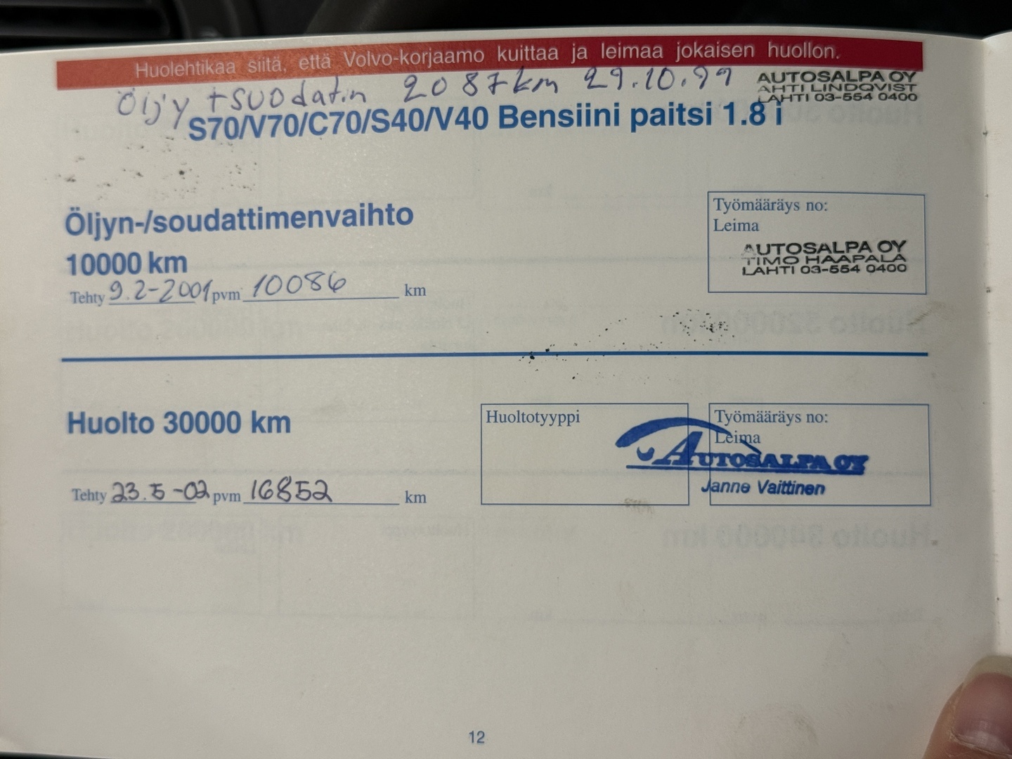 VOLVO S40 1999