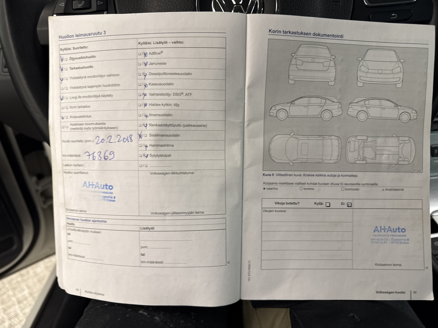 VOLKSWAGEN Passat 2014