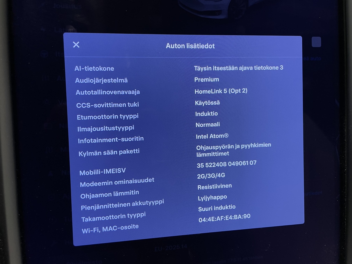 TESLA Model S 2019