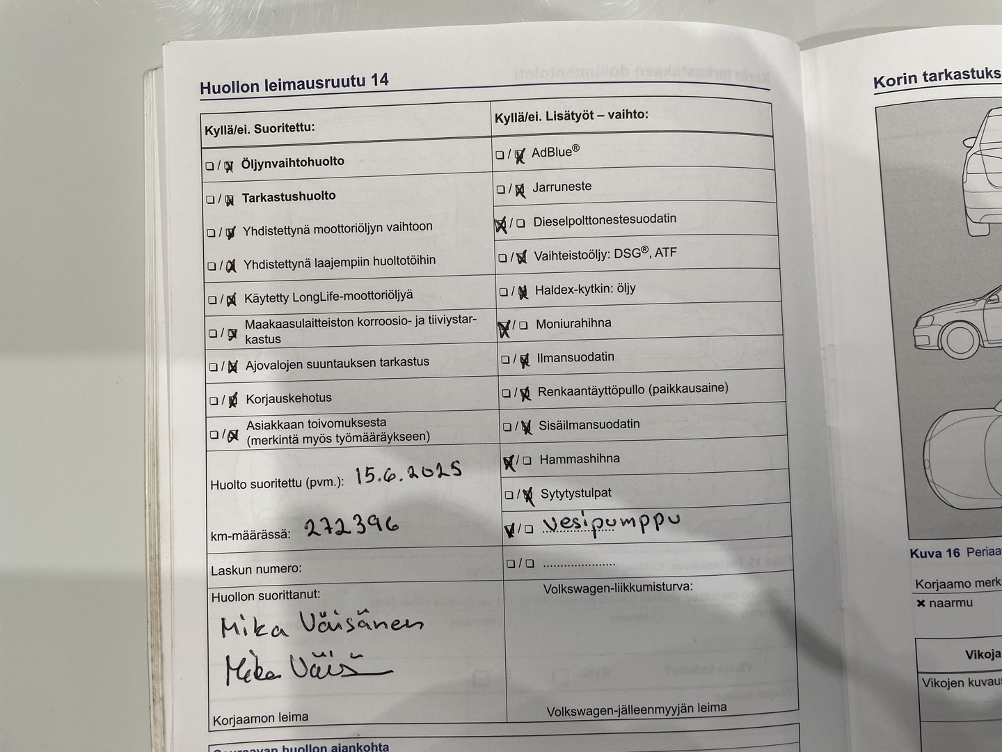 VOLKSWAGEN Passat 2016