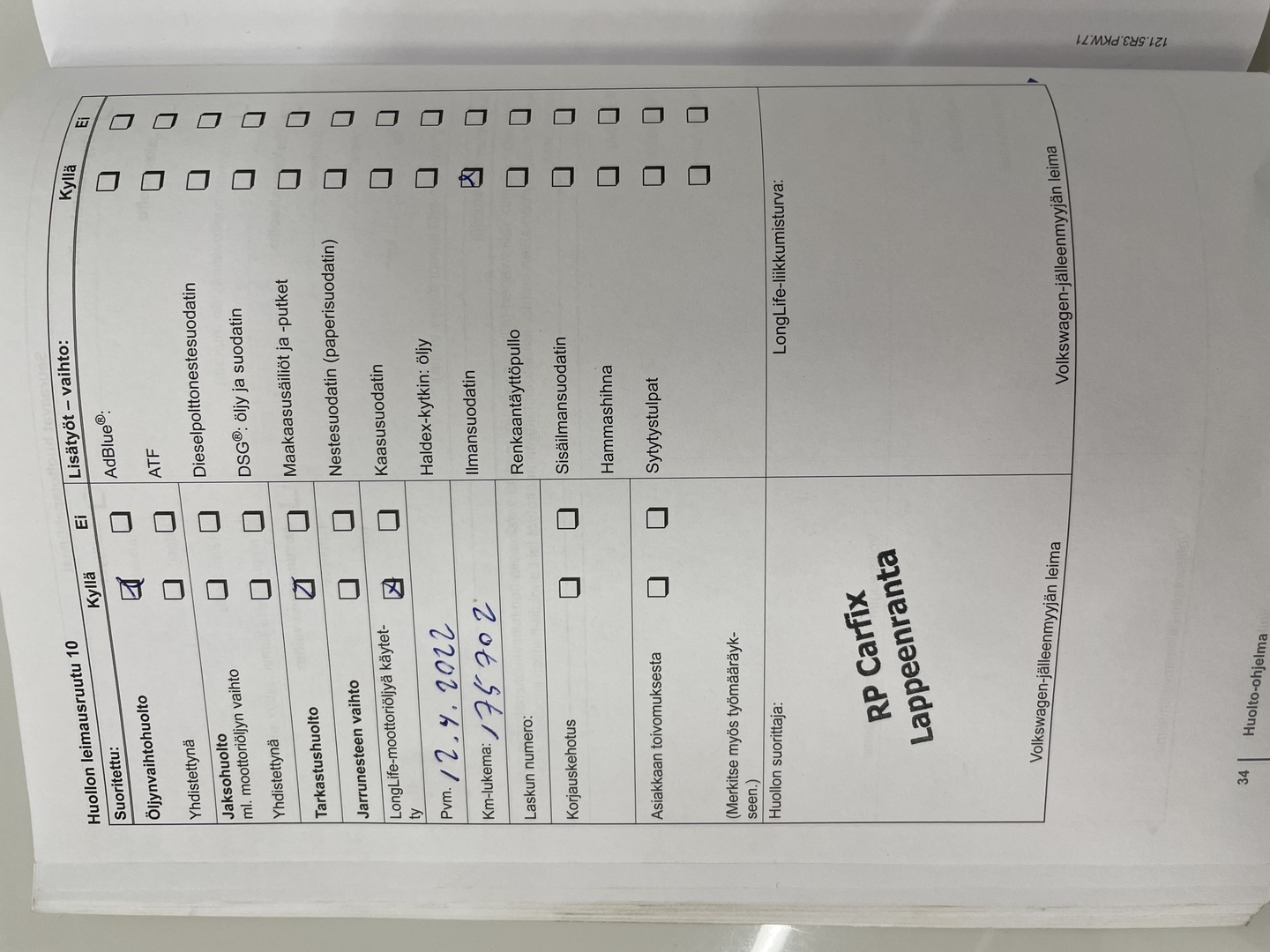 VOLKSWAGEN Golf 2012