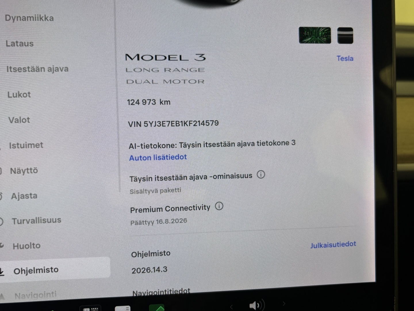 TESLA Model 3 2019