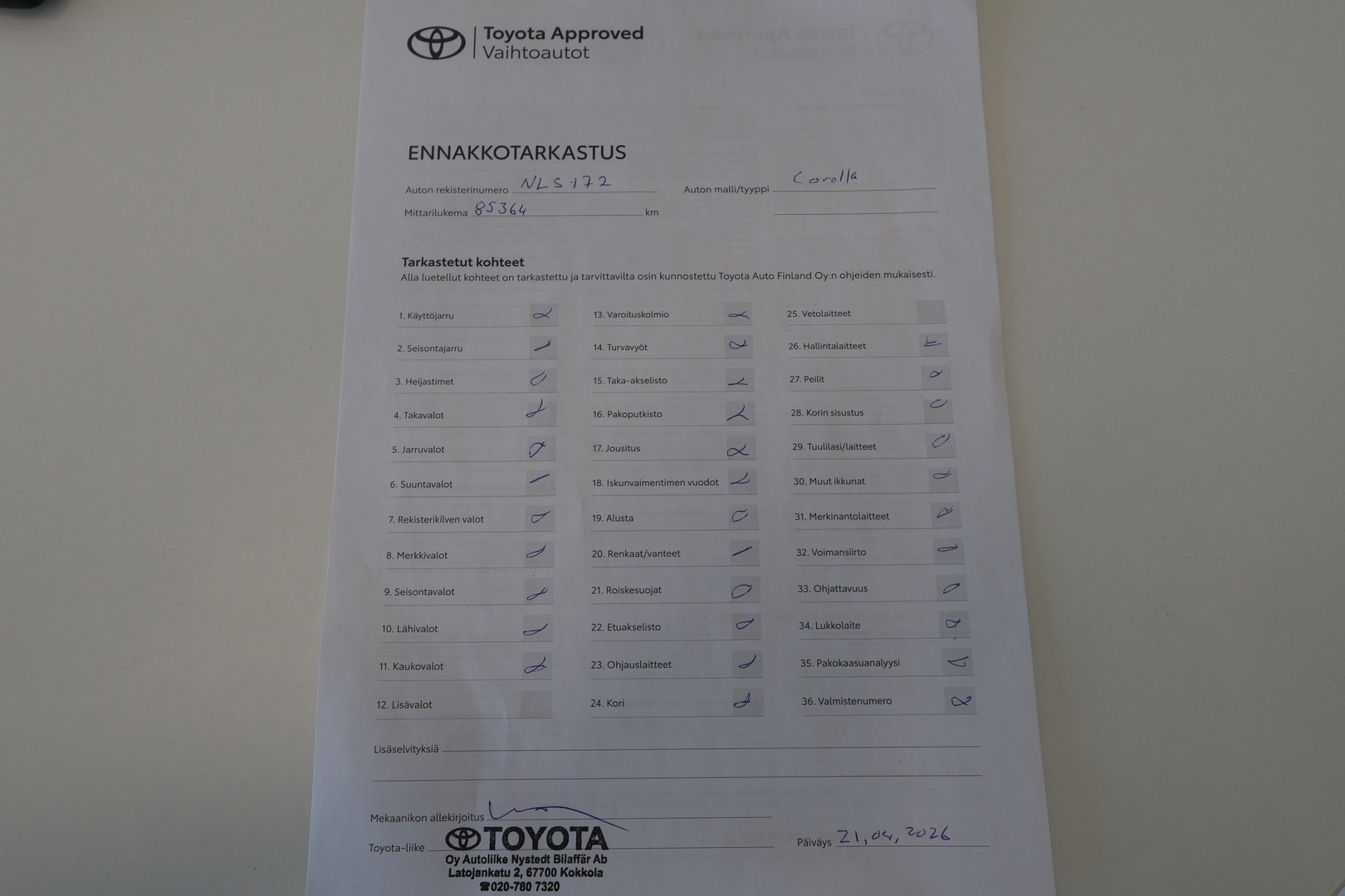TOYOTA Corolla 2019