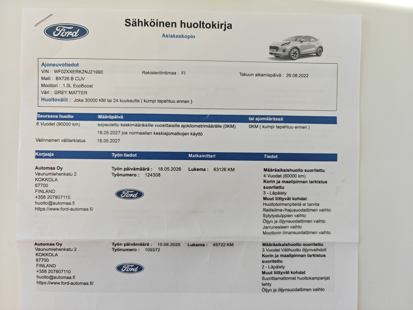 FORD Puma 2022