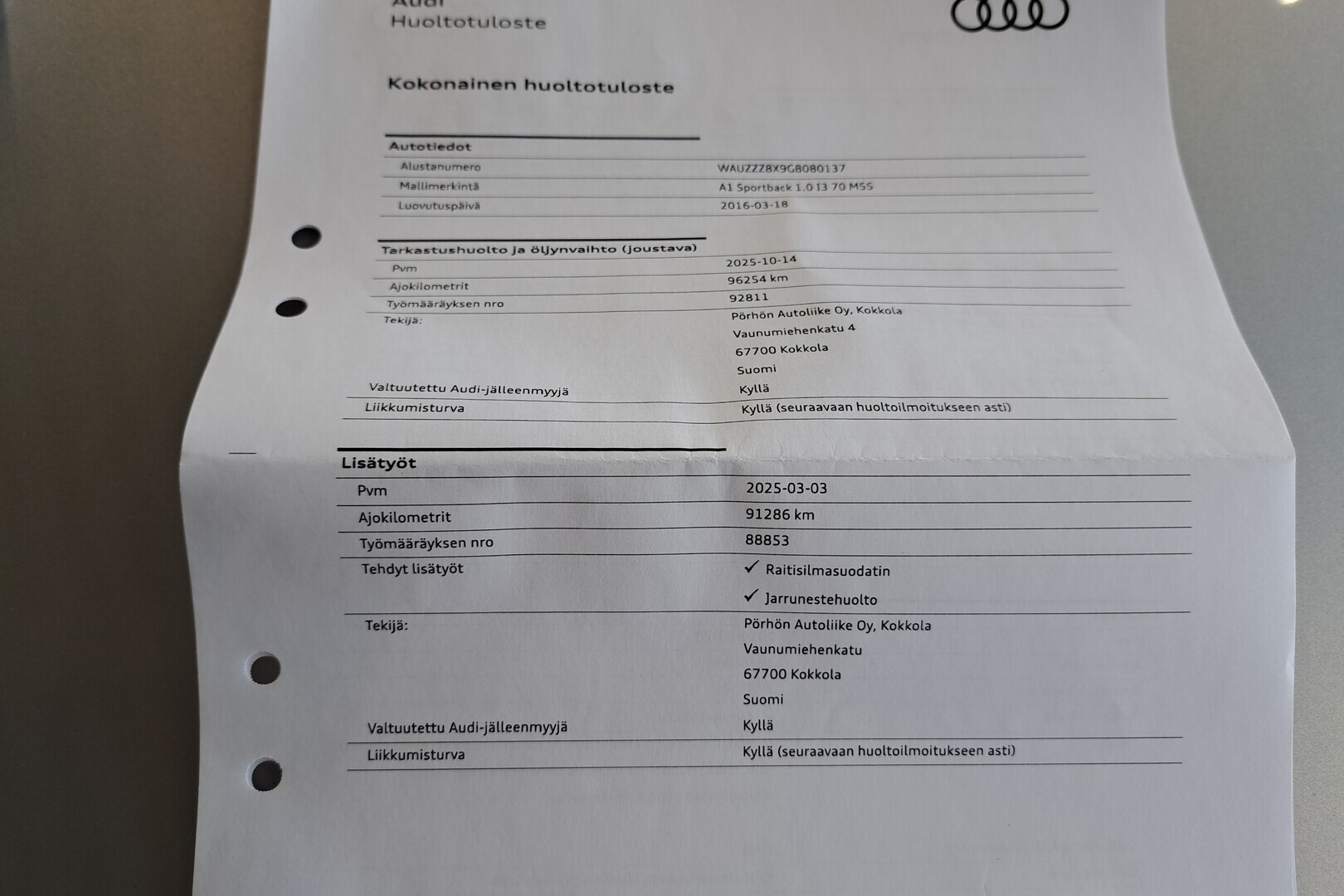AUDI A1 2016