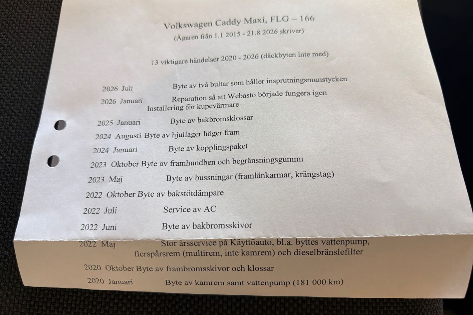 VOLKSWAGEN Caddy Maxi 2013