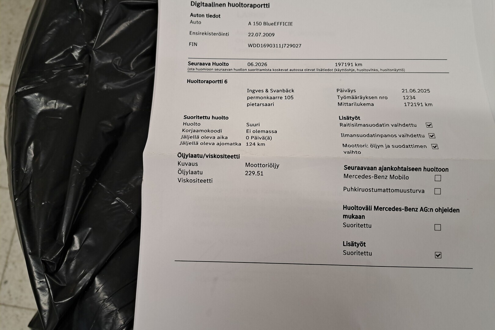 MERCEDES-BENZ A 2009