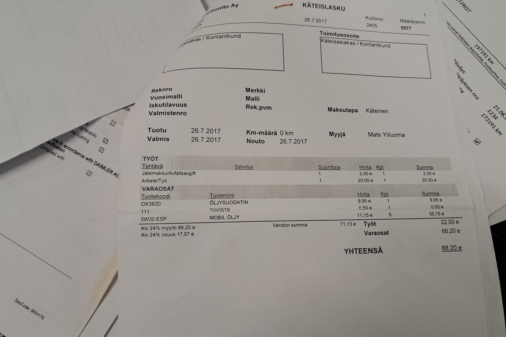 MERCEDES-BENZ A 2009