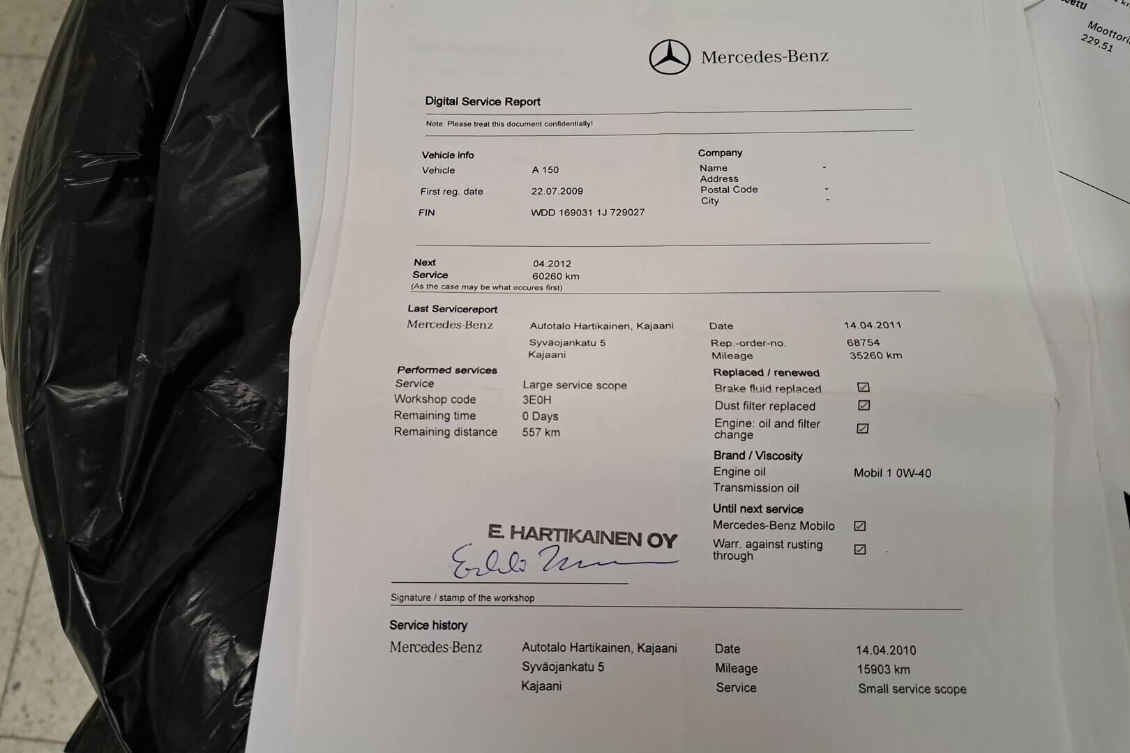 MERCEDES-BENZ A 2009