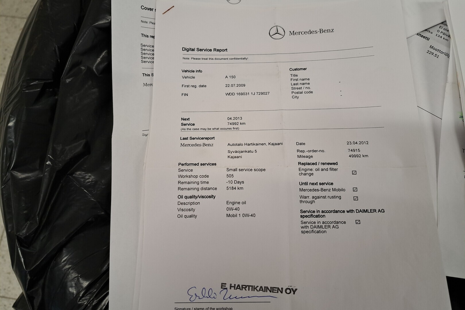 MERCEDES-BENZ A 2009