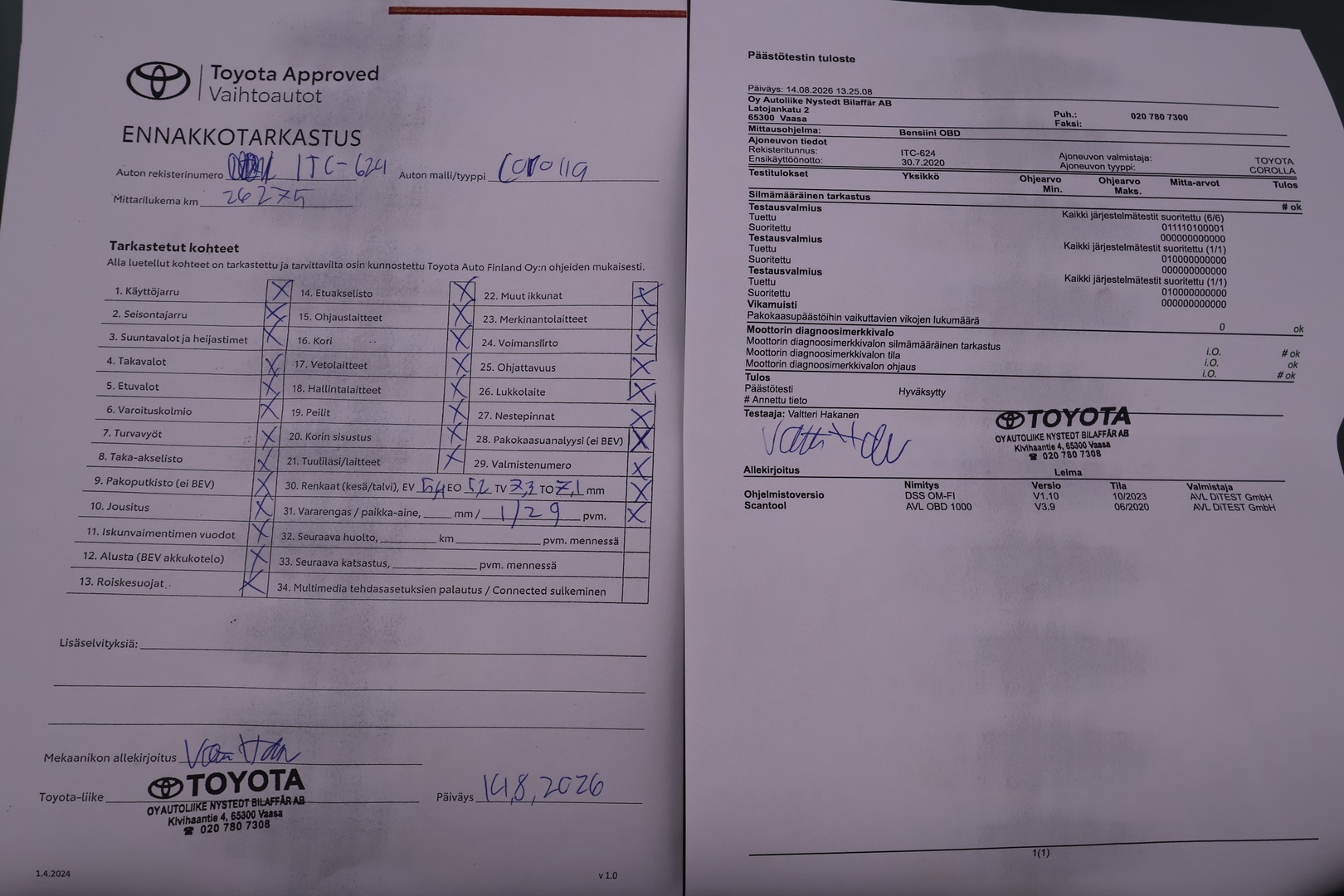 TOYOTA COROLLA 2020