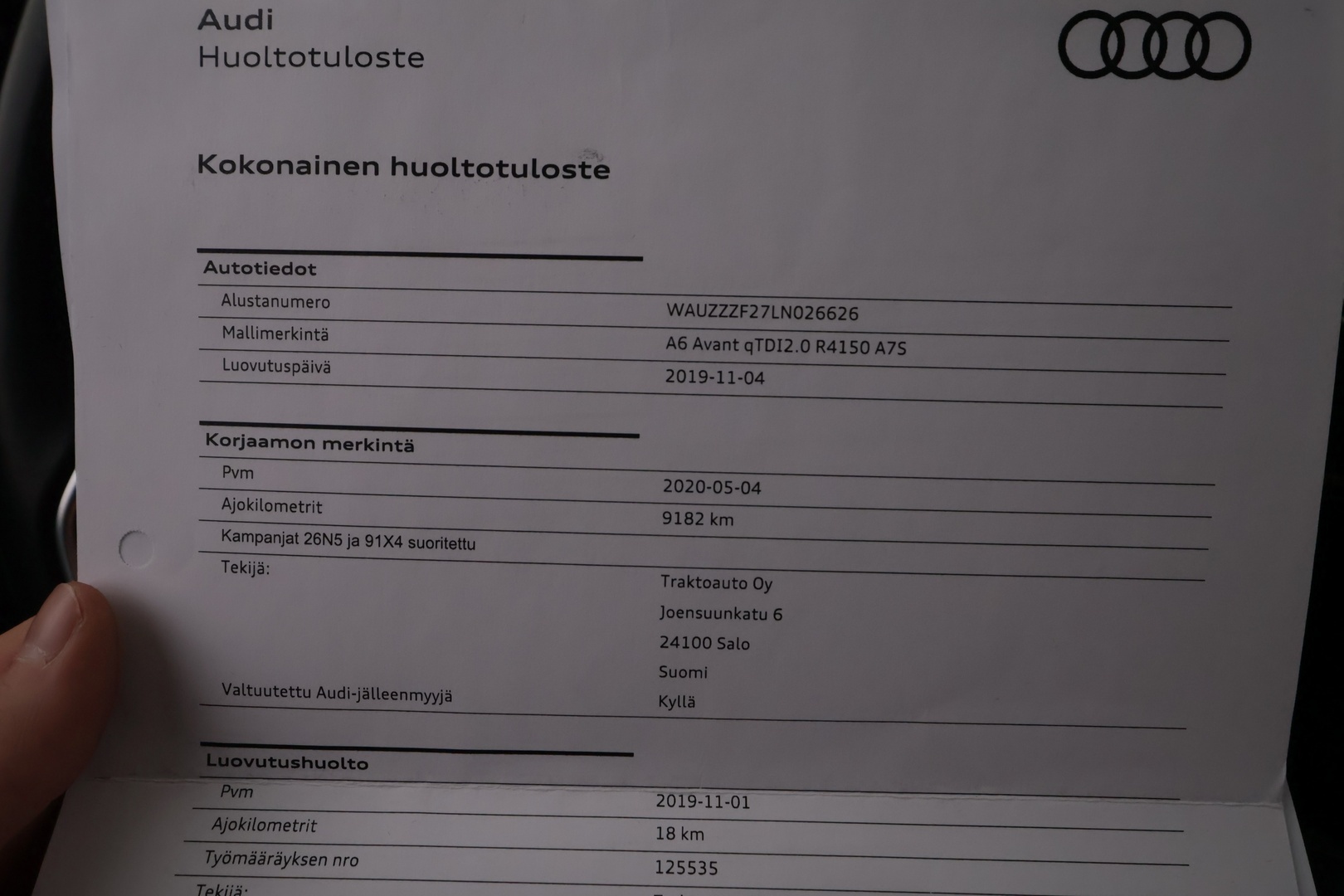 AUDI A6 2019