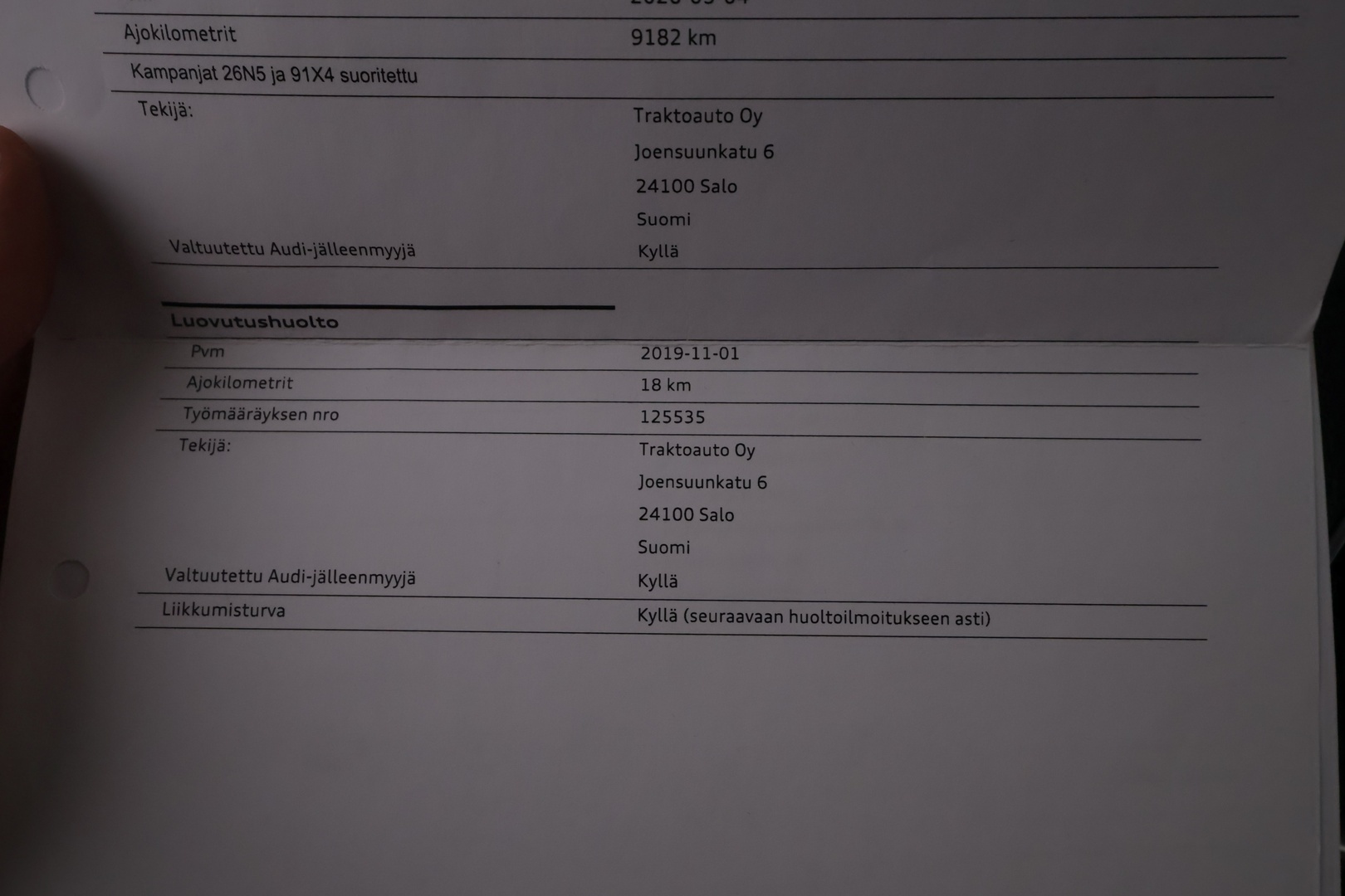AUDI A6 2019
