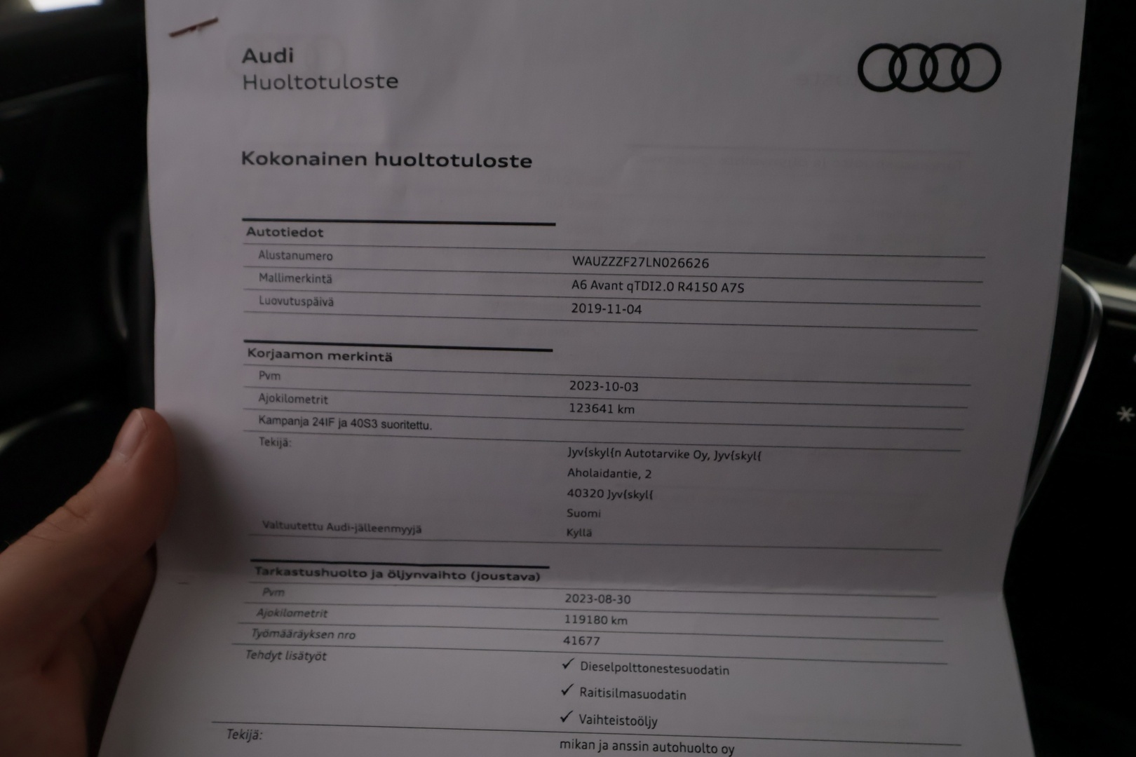 AUDI A6 2019