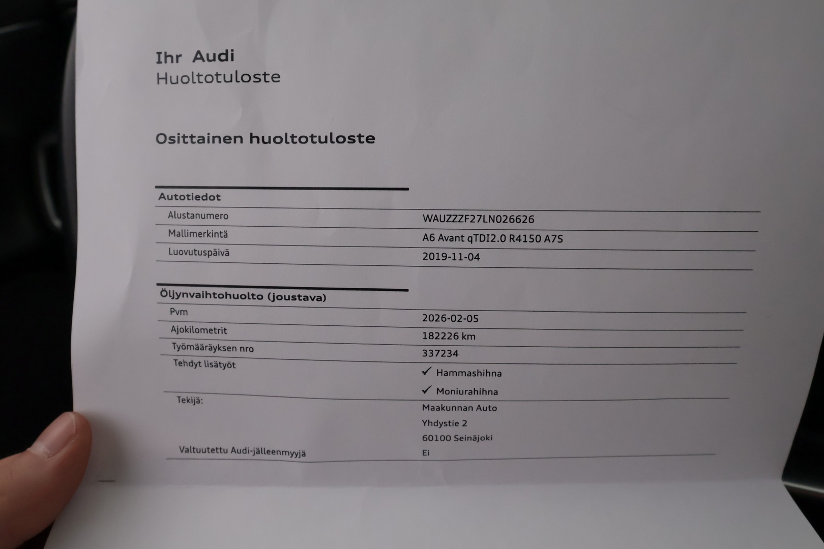 AUDI A6 2019