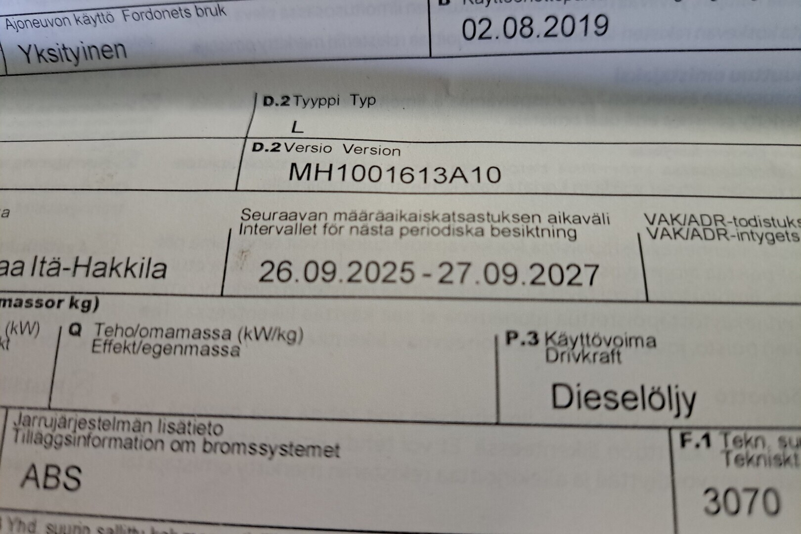 RENAULT Trafic 2019
