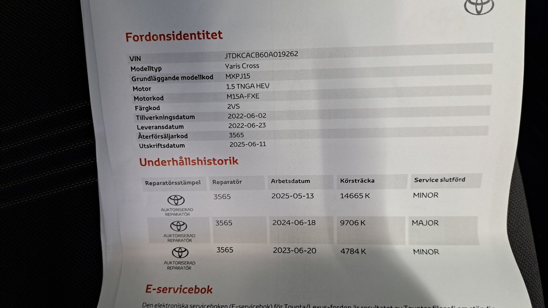 TOYOTA Yaris Cross 2022