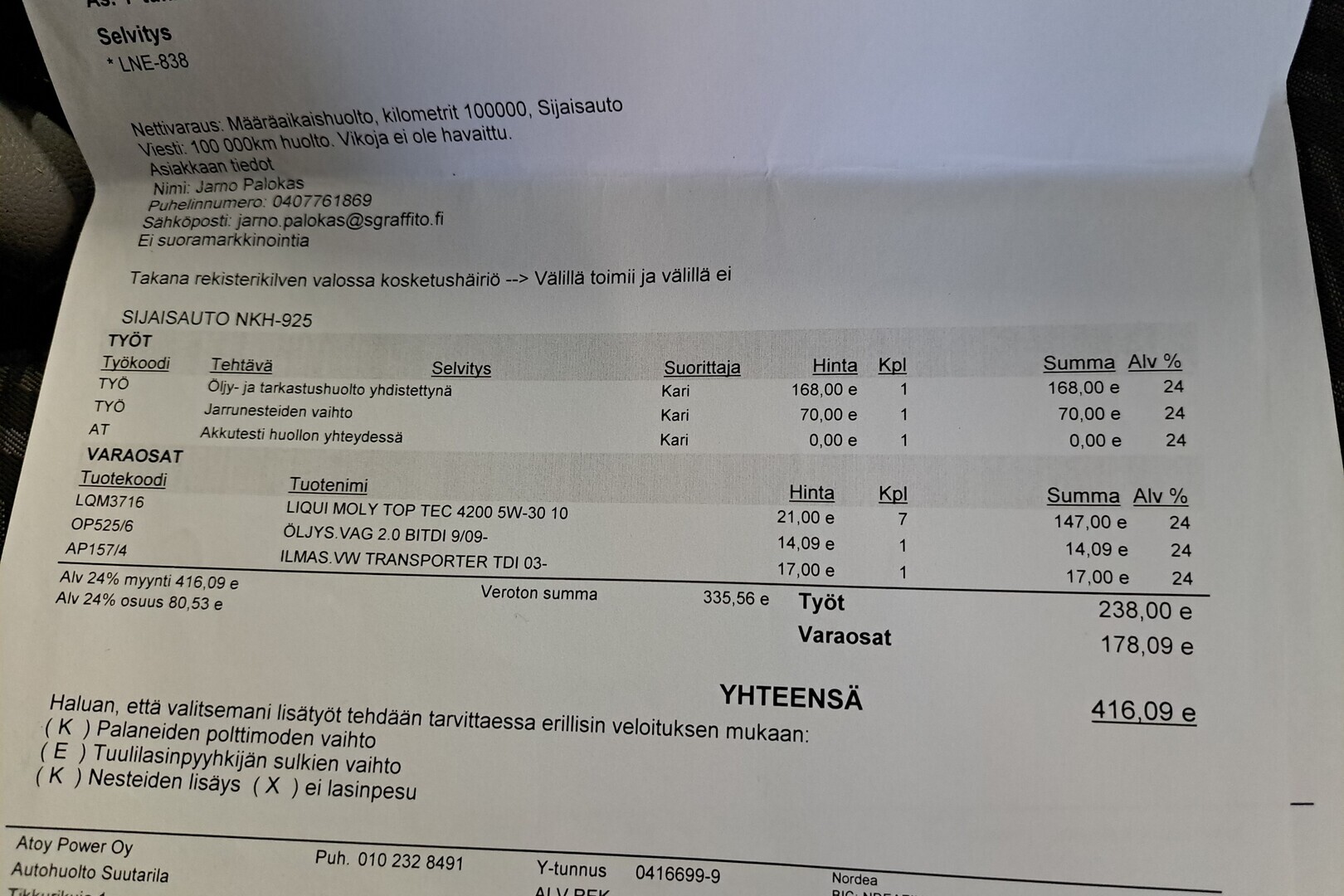 VOLKSWAGEN Transporter 2015