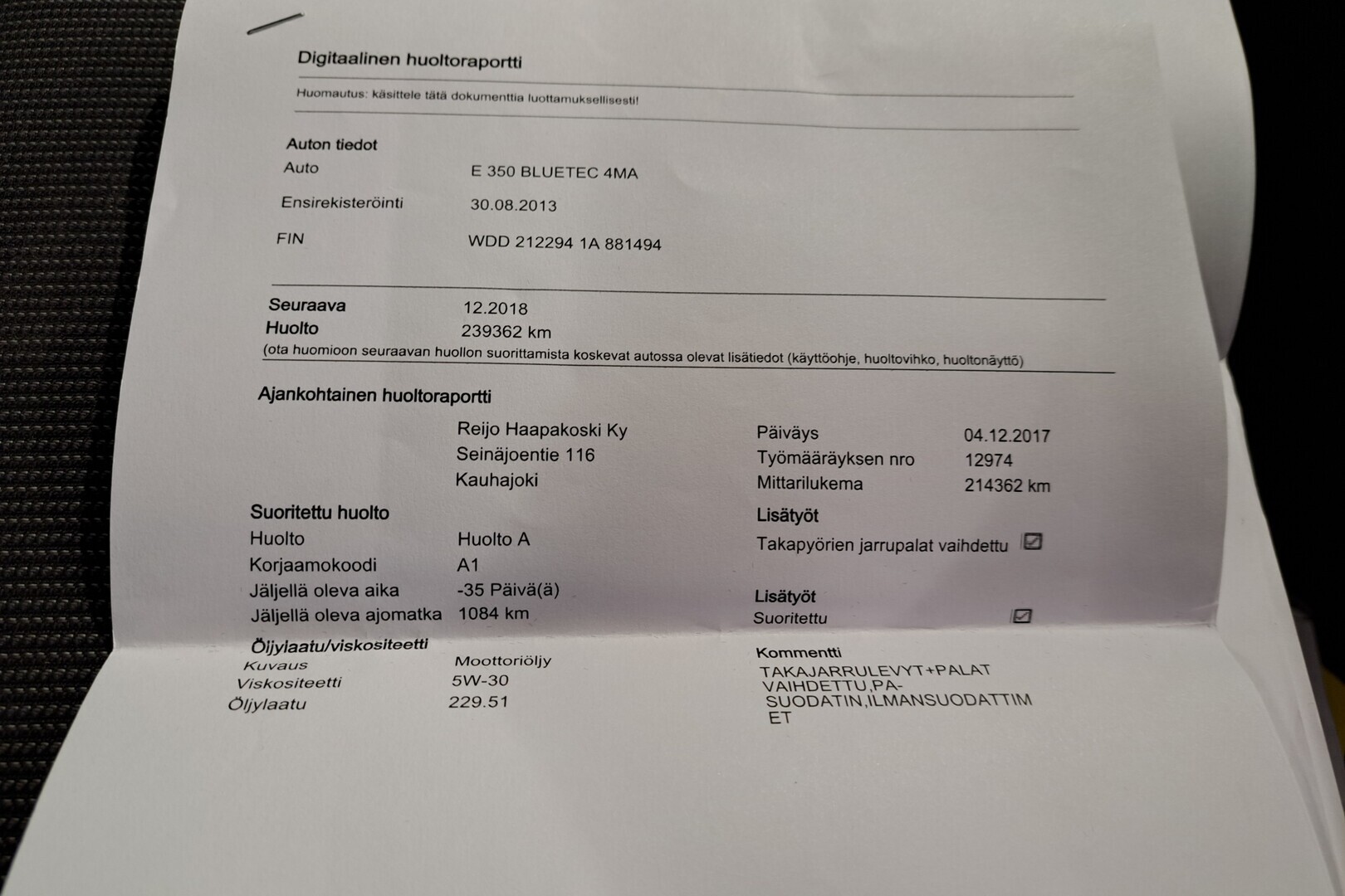 MERCEDES-BENZ E 2013