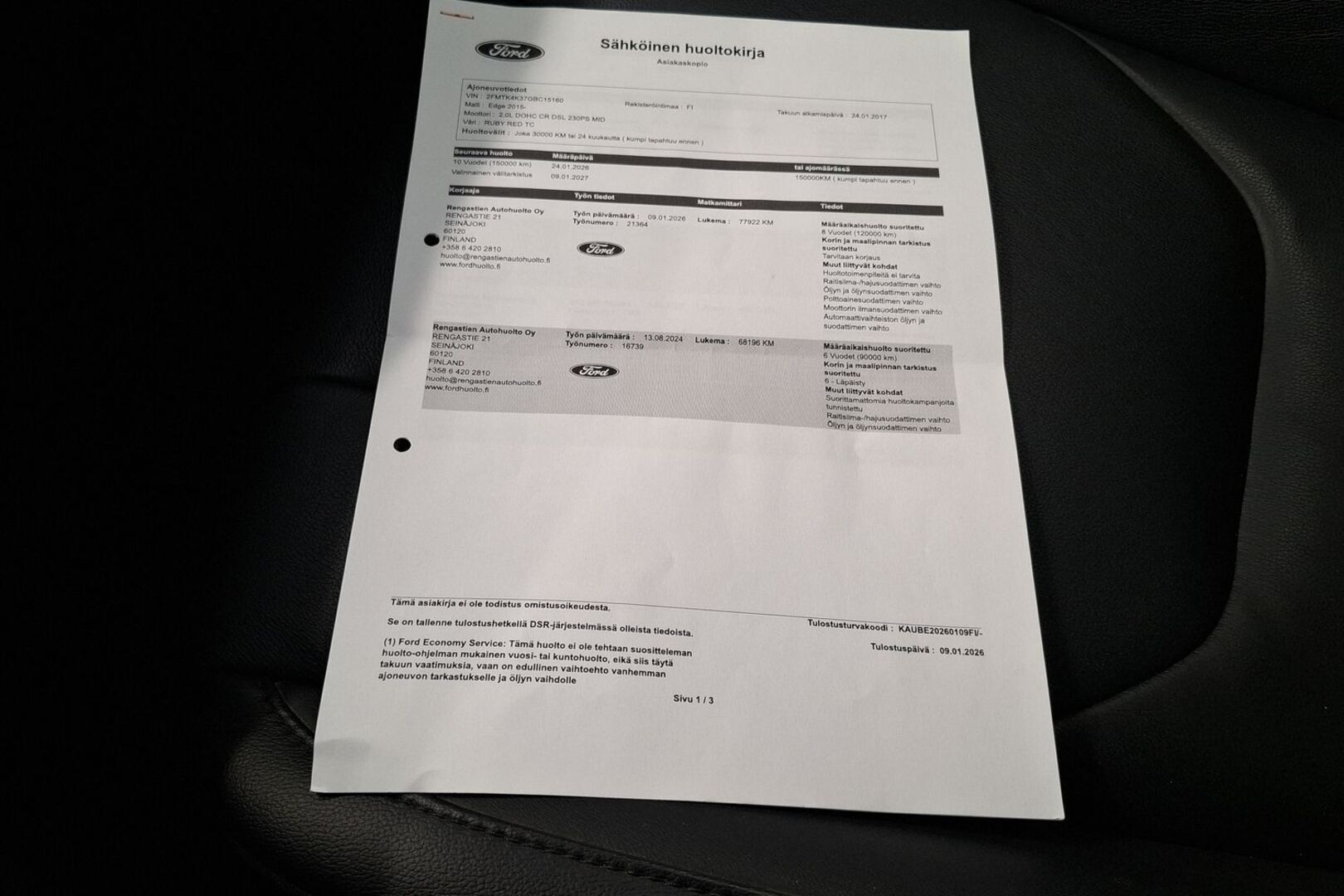 FORD Edge 2017