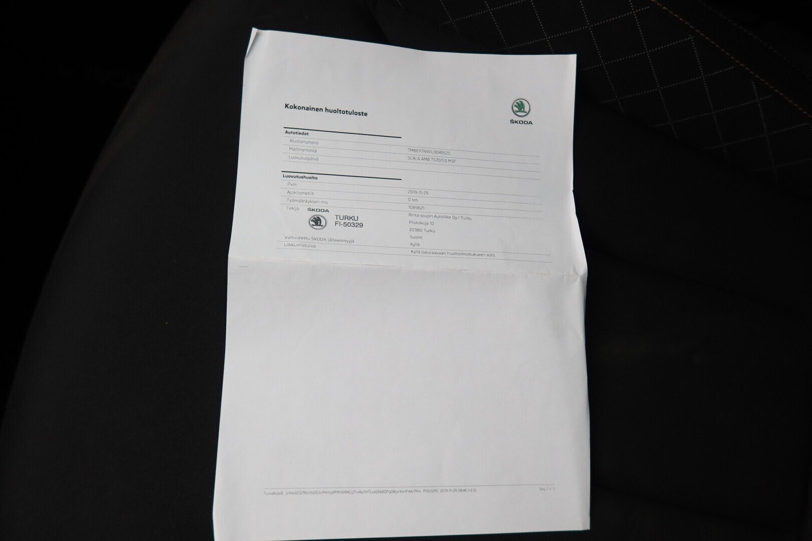 SKODA Scala 2019