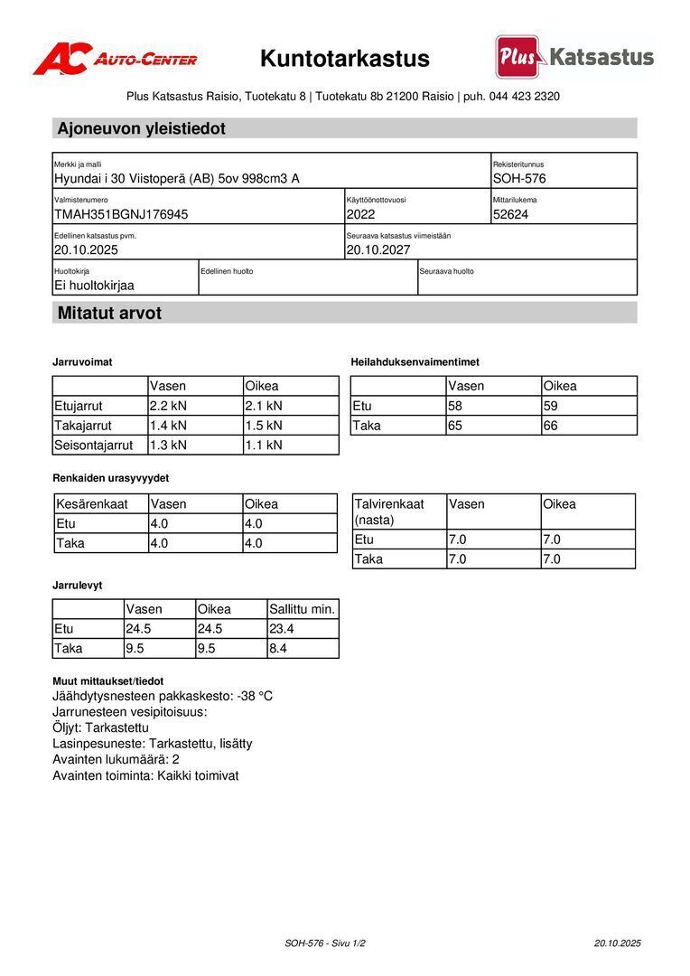 HYUNDAI i30 Hatchback 2022
