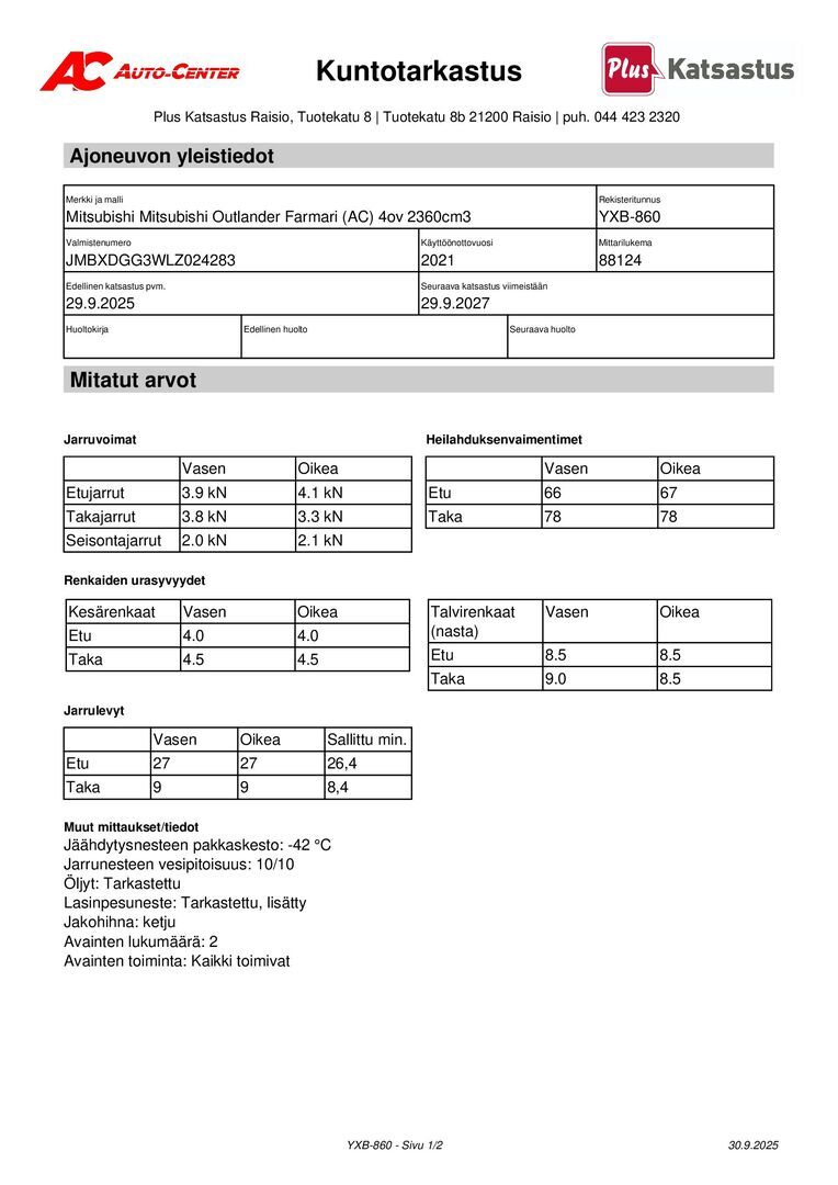 MITSUBISHI Outlander PHEV 2021