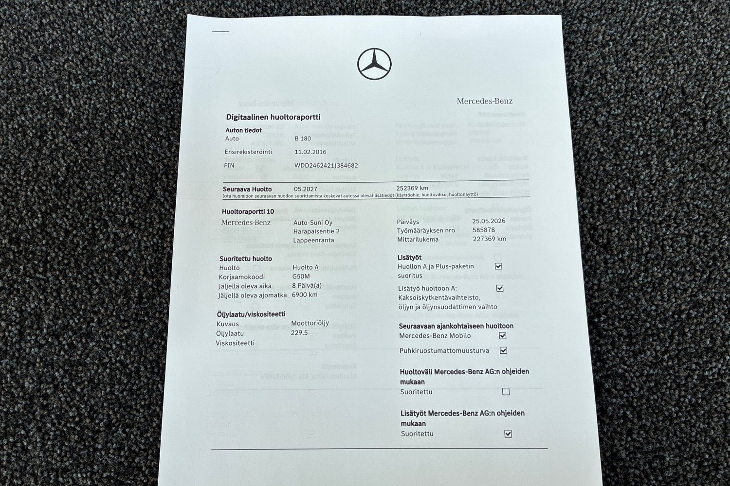 Mercedes-Benz B 2016