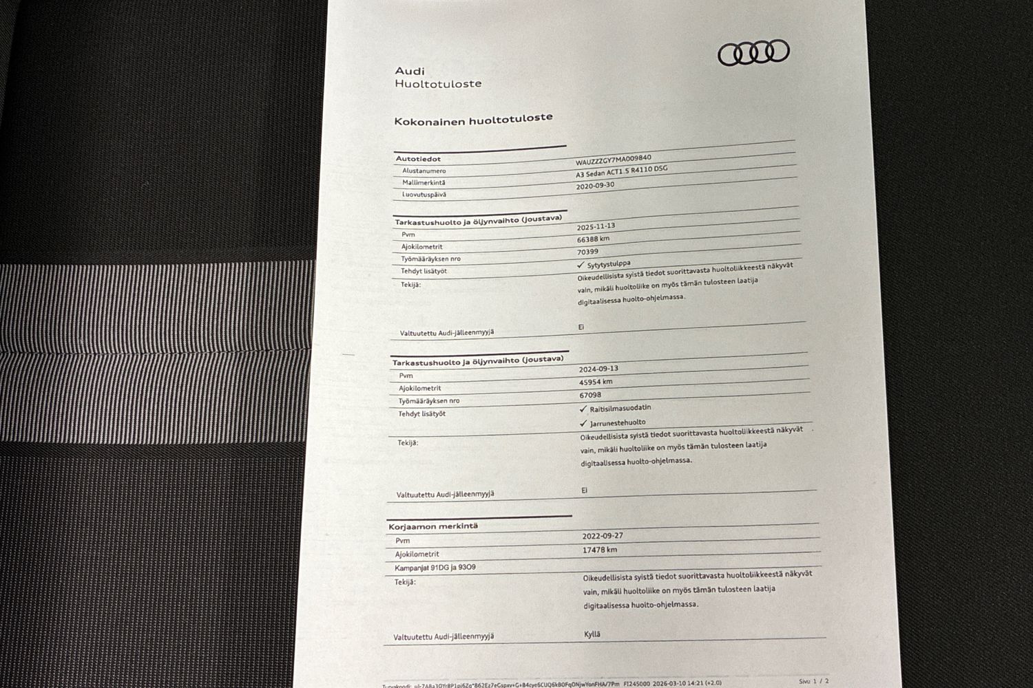 Audi A3 2020