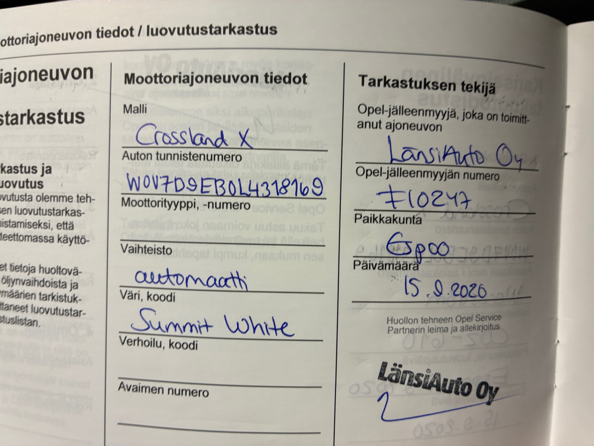 OPEL Crossland X 2020