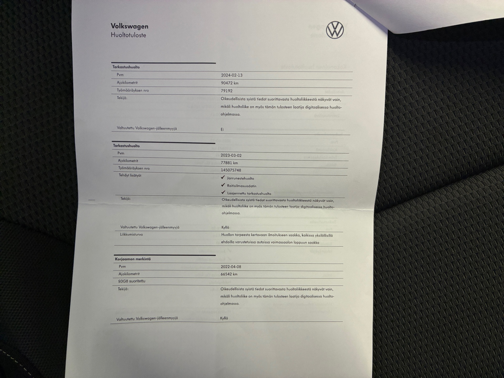 VOLKSWAGEN Golf 2018