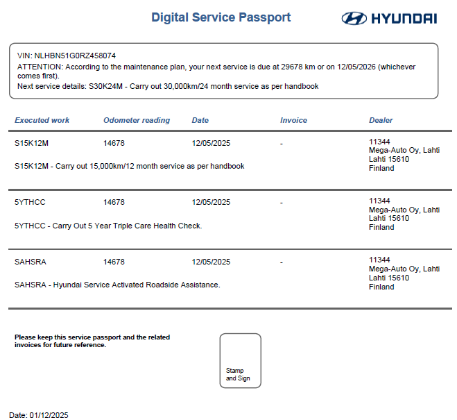 HYUNDAI i20 Hatchback 2024